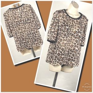 ANIMAL PRINT TOP